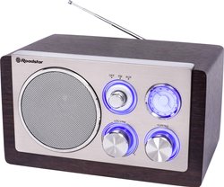 Radio kuchenne Roadstar HRA-1245N UKW, MW  drewno, srebrny