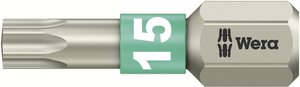 Bit Torx T 15 Wera 3867/1 TS TX 15 X 25 MM 05071033001 D 6.3 1 szt.