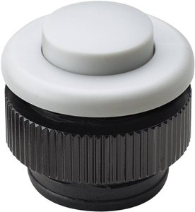Przycisk do dzwonka Grothe 61032, 12 V/1,5 A, IP54, biały