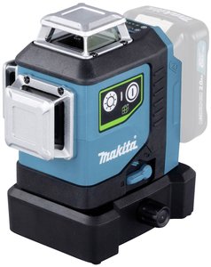 Makita SK700GD akumulatorowy wieloliniowy laser zielony maks. 12 V (bez akumulatora, bez ładowarki) w torbie transportowej Laser wieloliniowy Makita SK700GD SK700GD Maksymalny zasięg: 70 m