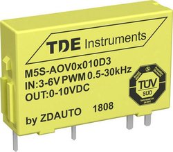 Moduł ZDAuto M5S AOV05010D3A moduł wyjściowy analogowy 5 V, wewnętrzny 0-10V izolowany zewnętrznie Moduł I/O  AOV05010D3A Wyjście analogowe 5 V, wewnętrzne 0 - 10 V, izolowane zewnętrznie