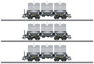 Wagon towarowy zamknięty Märklin 48263 Wiadro wapna H0 z zestawem Slmmp firmy DR