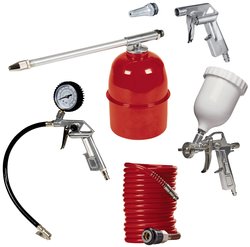 Einhell Compressor Accessories 5-częściowy zestaw sprężonego powietrza Zestaw narzędzi pneumatycznych Einhell  4132720 8 bar