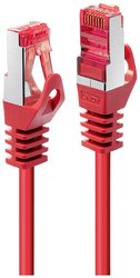 Kabel sieciowy Lindy Cat.6 S/FTP 0,5 m Czerwony 0,5 m Cat6 S/FTP (S-STP) Kabel LAN LINDY 47361, 1 szt., RJ45, CAT 6, S/FTP, 0.50 m, czerwony