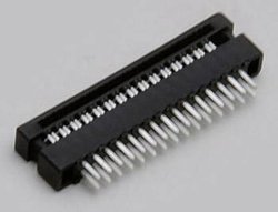 TRU COMPONENTS TC-2506348 Listwa ze złączami sprężynowymi z płaskim gniazdem kablowym Siatka: 2 mm Ilośc pinów: 30 Ilość rzędów: 2 1 szt.