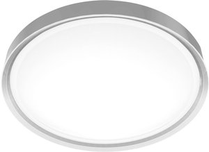Lampa sufitowa LED z czujnikiem ruchu LEDVANCE Orbis 4058075472853 32 W 1800 lm biały, srebrny