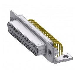 Złącze żeńskie D-Sub Deltron Connectors DTS25SYC/2M46UN, rzędy: 2, styki: 25, 90 °, 1 szt.