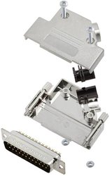 Zestaw listew męskich D-Sub TRU COMPONENTS TCD45PKM25DMPK 7709016, rzędy: 2, styki: 25, 45 °, 1 szt.