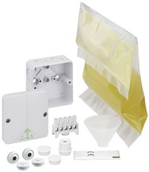 Skrzynka przyłączeniowa z masą zalewową Spelsberg Abox XT, IP68, (D x S x W) 80 x 80 x 52 mm, szary, 1 szt.