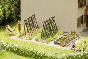 Elementy Laser-Cut minis®, tyczki z fasolą, skala N Tyczka z fasolą, NOCH 14604, skala N