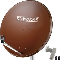 Schwaiger SPI9962SET2 Antena satelitarna bez odbiornika Ilość uczestników: 2 80 cm