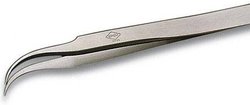 Pęseta precyzyjna zakrzywiona, do wgłębień, z cienkimi końcówkami. Pęseta precyzyjna Weller Erem® 7SA 120 mm