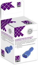 TRU COMPONENTS T1904C116 Asortyment konektorów płaskich, żeńskich 25 szt.