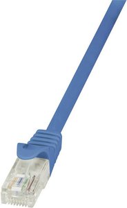 Kabel LAN LogiLink CP1056U, 1 szt., RJ45, CAT 5e, U/UTP, 2.00 m, niebieski