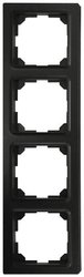4x ramka uniwersalna wewnętrzna 55x55mm antracyt mat E-Design55 Ramka Eltako 30055758, antracytowy