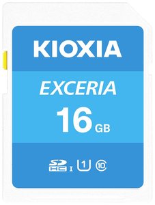 Karta pamięci SDHC Kioxia LNEX1L016GG4, 16 GB, UHS-I, 100 MB/s