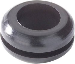 Przepusty HellermannTyton, HV1215-PVC-BK-N1, 633-02150, (Ø x W) 10 mm x 5 mm, czarny, 1 szt.