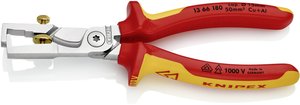 Szczypce do ściągania izolacji z nożem do kabli Nożyce do kabli Knipex StriX 13 66 180 180 mm