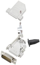 Zestaw listew męskich D-Sub encitech DTSL15-LJSRG-S-HDP26-W-K 6355-8043-02, rzędy: 3, styki: 26, 45 °, 1 szt.