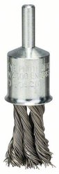 Szczotka pędzlowa, szczotka ze stali nierdzewnej, 19 mm, 0,35 mm, 4500 U/ min Bosch Accessories N/A N/A 2608622129 1 szt.
