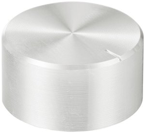 Pokrętło TRU COMPONENTS TC-11696476, z nakładką ze znacznikiem, (Ø x W) 25 mm x 13 mm, 1 szt.