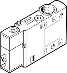 Zawór magnetyczny FESTO CPE14-M1BH-3GL-1/8 196929, 2.5 do 8 bar