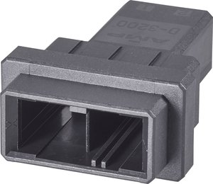 Obudowa złącza pin męskiego na kabel TE Connectivity D-3200S 1-179552-3, wire-to-wire, piny: 3, 12 A, 1 szt.
