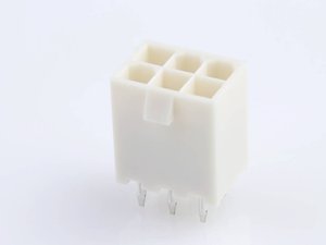 Listwa kołkowa, żeńska, do wbudowania, standardowa Molex MOL Power & Signal Sol. 39288060, piny: 6, 9 A, 1 szt.