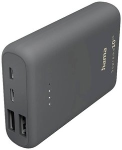 Powerbank Hama Supreme 10HD 10000 mAh  LiPo USB-A, USB-C®