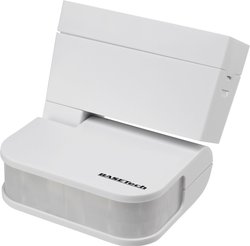 Czujnik ruchu PIR Basetech 1528593 240 ° IP44 biały