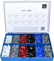 Zestaw końcówek rurkowych Vogt Verbindungstechnik 4025, 0.50 mm² - 4 mm², 2065 szt.