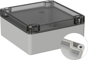 Obudowa zewnętrzna TRU COMPONENTS TC-9065464, (D x S x W) 122 x 120 x 55 mm, poliwęglan, 1 szt.