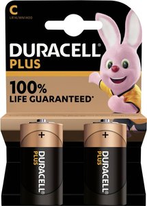 Bateria C/R14 Duracell Plus-C K2 alkaliczno-manganowe  1.5 V 2 szt.