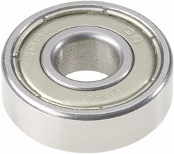 Łożysko kulkowe zwykłe serii 600 UBC Bearing 624 2Z  Średnica zewnętrzna 13 mm Prędkość obrotowa 38000 U/min