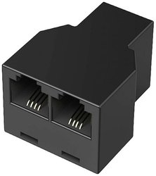 telefony adapter Hama Modular-Verteiler, Buchse 6p4c - 2 Buchsen 6p4c 00201128, 1 szt.