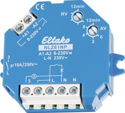 Wyłącznik czasowy Eltaco TLZ61NP-8, 1 - 12 min., 10 A, 230 V