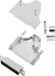 Zestaw listew męskich D-Sub encitech MHDM35-25-DBP-K 6355-0007-03, rzędy: 2, styki: 25, 180 °, 1 zest.