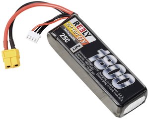 Zestaw akumulatorów Reely Modellbau (LiPo) 11,1 V 1800 mAh Ilość ogniw: 3 25 C Softcase XT60 Pakiet akumulatorów (LiPo) 11.1 V 1800 mAh 25 C Reely Softcase XT60