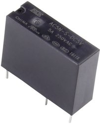 Przekaźnik drukowany HKE AC5N-S-DC5V AC5N-S-DC5V, monostabilny, 1 cewka, 30 V/DC, 250 V/AC, 5 A, 1 szt.