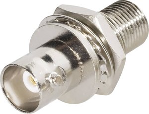 Przepust BNC TRU COMPONENTS 1579504 złącze żeńskie BNC - złącze żeńskie  F 1 szt.
