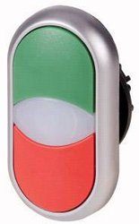 Przycisk podwójny Eaton M22-DDL-GR, zielony/czerwony