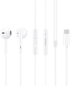 Douszny stereofoniczny zestaw słuchawkowy Huawei USB-C ™ CM33 towary B (uszkodzone / brakujące opakowanie) Zestaw słuchawkowy In Ear HUAWEI CM33 CM33 biały