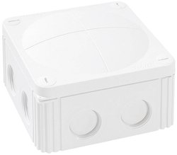 Skrzynka przyłączeniowa Wiska Combi 607/leer/W, IP66/IP67, (D x S x W) 110 x 110 x 66 mm, biały, 1 szt.