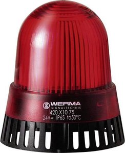 Sygnalizator łączony LED Werma Signaltechnik 420.110.68  Światło ciągłe 230 V/AC 92 dB