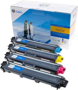 Kasety z tonerem G&G 4-Pack, czarne, cyan, magenta, żółte zastępuje Brother TN-241BK/TN-245C/M Toner G&G 15016 1 zest.