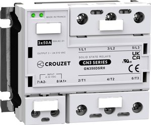 Przekaźnik SSR Crouzet TC-GSR-1-25DD 50 A 510 V/AC Przełączanie losowe 1 szt.