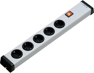 Listwa zasilająca z wyłącznikiem Ehmann Vario Linea 0201x00052300, Brak, Ilość gniazdek: 5