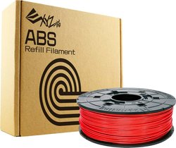 Filament do drukarek 3D ABS, XYZprinting RF10BXEU04H, Średnica filamentu: 1.75 mm, 600 g, czerwony