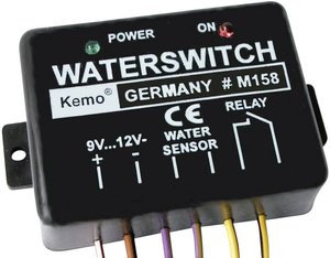 Czujki zalania wodą Kemo M158 Wykonanie: Element 9 - 12 V/DC