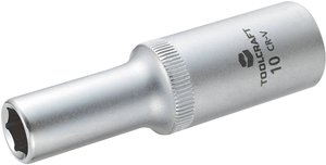 Nasadka 10 mm TOOLCRAFT  816173 zewnętrzny sześciokąt 1 szt.